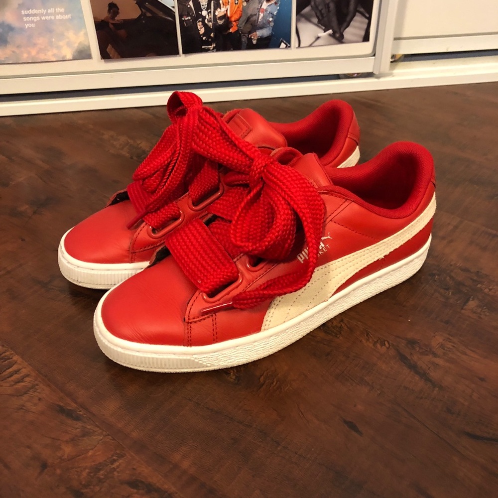Red Puma Sneakers